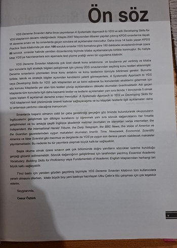 YDS Deneme Sınavları - Cesur Öztürk - Görsel 4