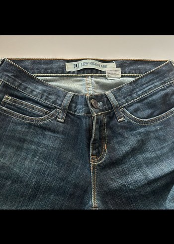 düşük bel vintage pantalon - Görsel 6