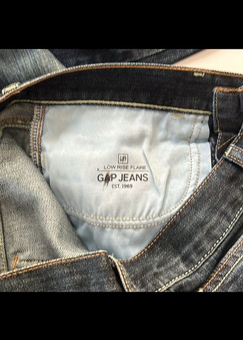 düşük bel vintage pantalon - Görsel 7