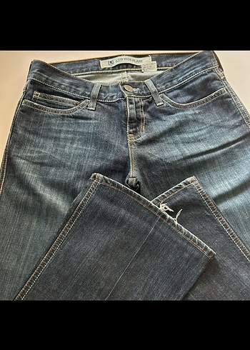 düşük bel vintage pantalon - Görsel 5