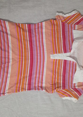 vintage kadın polo yaka t-shirt - Görsel 3