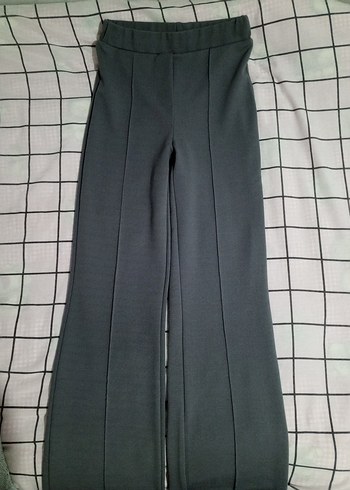 Gri Kadın Pantolon ve yelek takım - Görsel 4