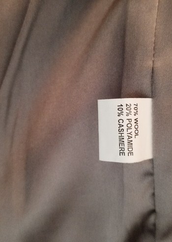 Düğmeli Kahverengi Midi Kadın kaban vintage - Görsel 6