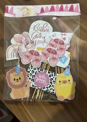 Pembe Pastel Bebek Parti Kürdanları - Görsel 7