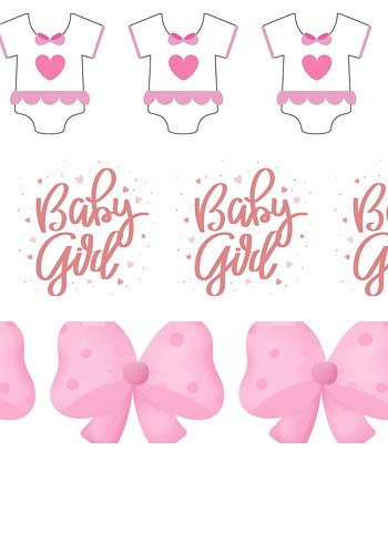 Pembe Pastel Bebek Parti Kürdanları - Görsel 6