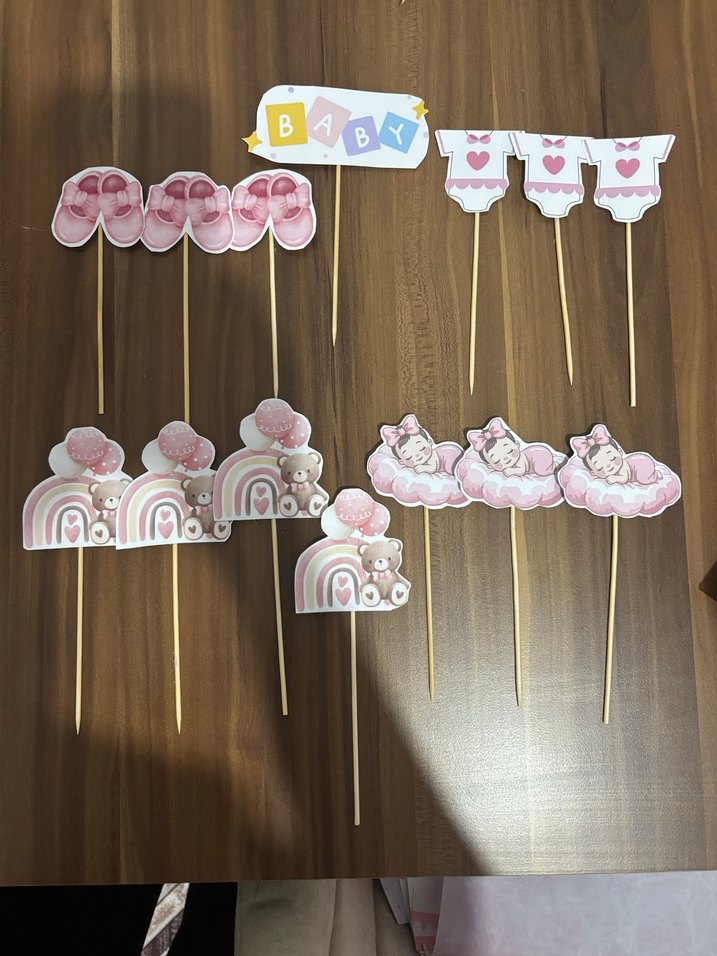 Pembe Pastel Bebek Parti Kürdanları - Görsel 2