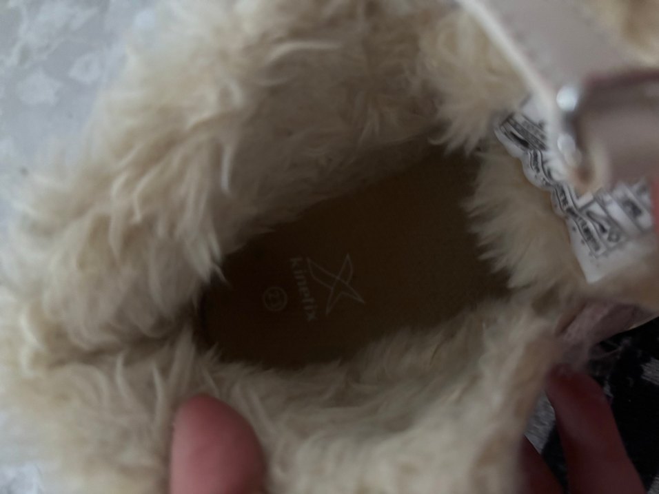 Kızlar için Bej Kürklü Lastik Bot - Görsel 4