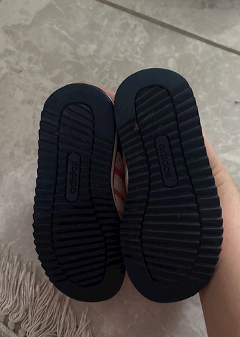 Kız Çocuk Pembe Adidas Cırtlı Spor Ayakkabı - Görsel 5