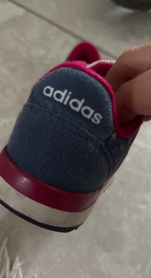 Kız Çocuk Pembe Adidas Cırtlı Spor Ayakkabı - Görsel 4