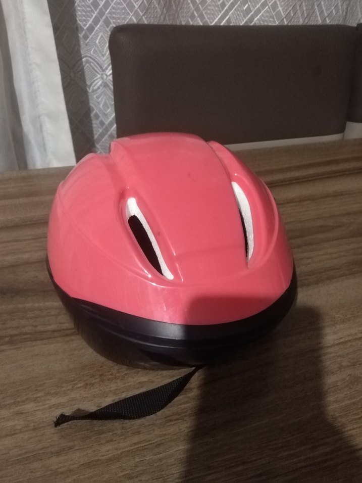 Pembe Parlak Yüzeyli çoçuk Kaskı - Görsel 2