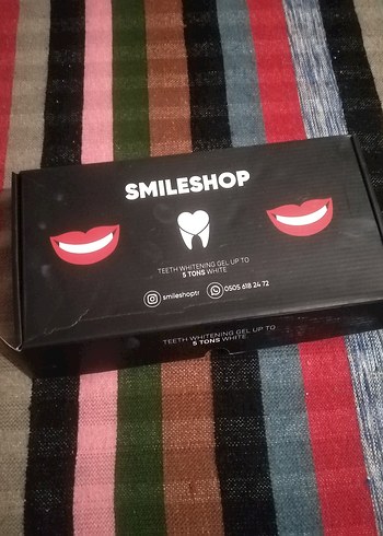 SMILESHOP Siyah Diş Beyazlatma Seti - Görsel 2