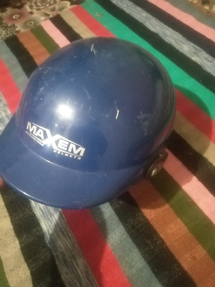 Parlak Mavi Maxem Motosiklet Kaskı - Görsel 2