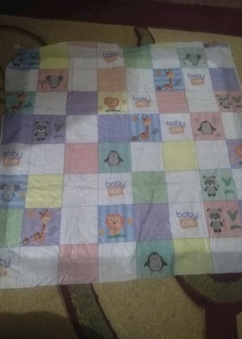 Çok Renkli Bebek Desenli Bebek alt açma bezi - Görsel 2