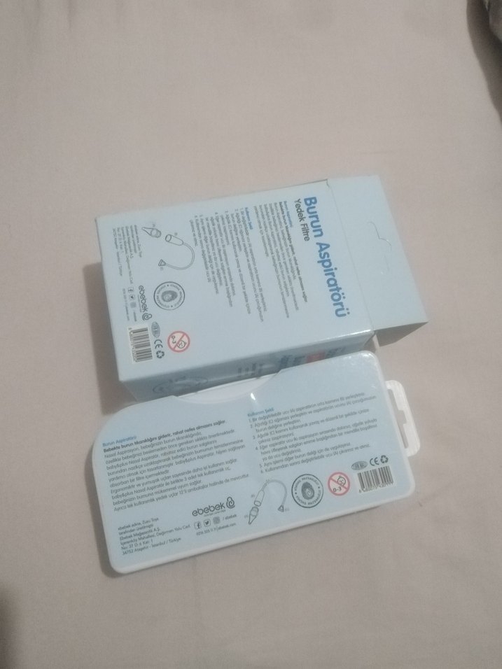 Baby Plus Burun Aspiratörü Yedek Filtreli 6 adet filtresi vardır - Görsel 2