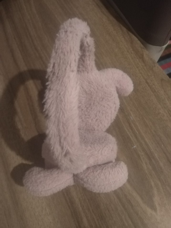 Nakışlı Peluş Pembe Kulaklık - Görsel 2