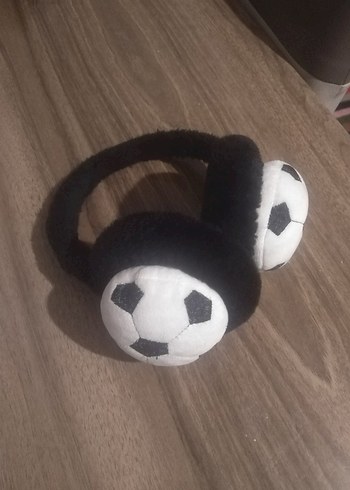 Futbol Topu Tasarımlı Siyah Kulaklık - Görsel 3