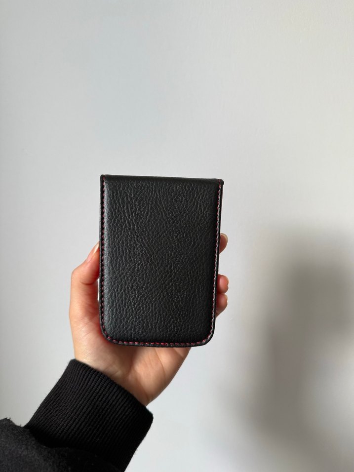 Siyah Deri Erkek Cüzdanı - Görsel 4
