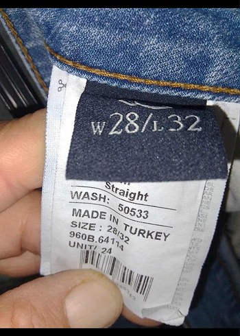 32 Beden Kadın Mavi LTB Boy Kot Pantolon