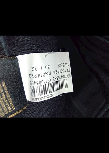 32 Beden altın Renk mavi marka Dar Kesim Kadın Kot Pantolon