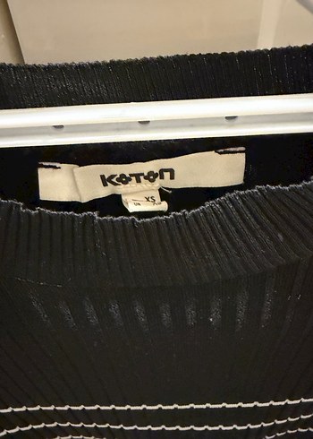 xs Beden siyah Renk Siyah Beyaz Çizgili Balıkçı Yaka Kadın body