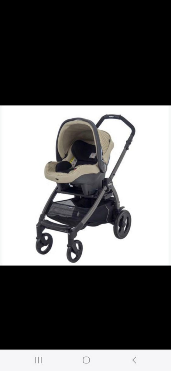 Bej ve Gri Bebek Arabası ve Puset - Görsel 4