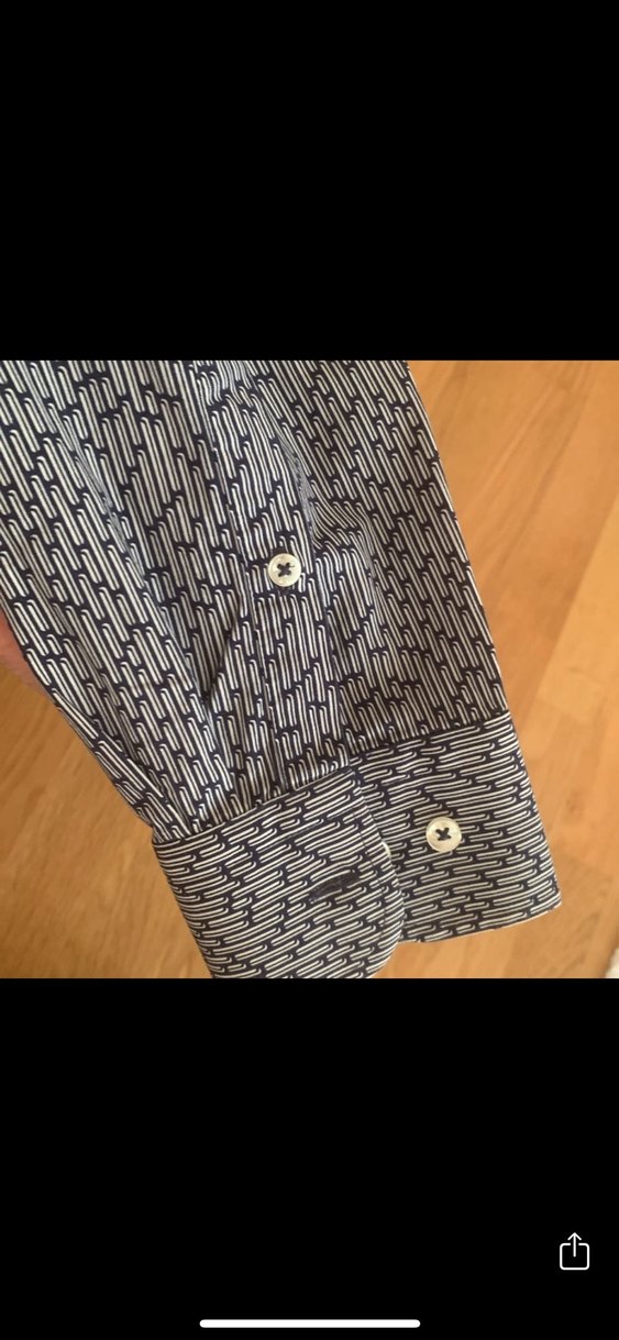 Ds Damat Gri Desenli Pamuklu Erkek Gömlek - Görsel 3