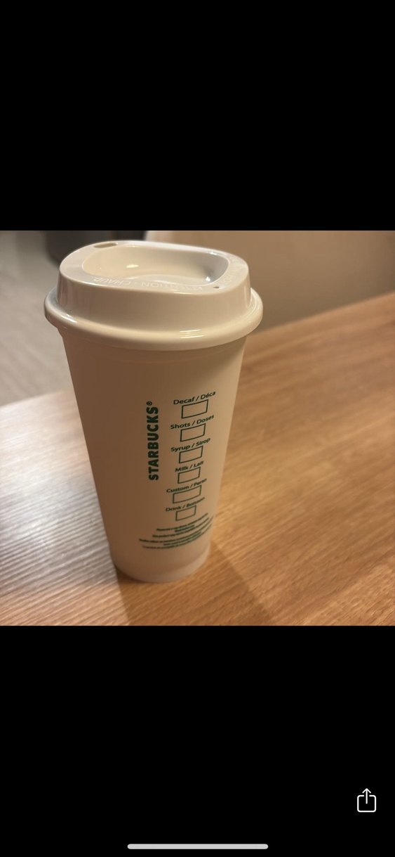 Starbucks 473 ml sert plastik bardak - Görsel 2