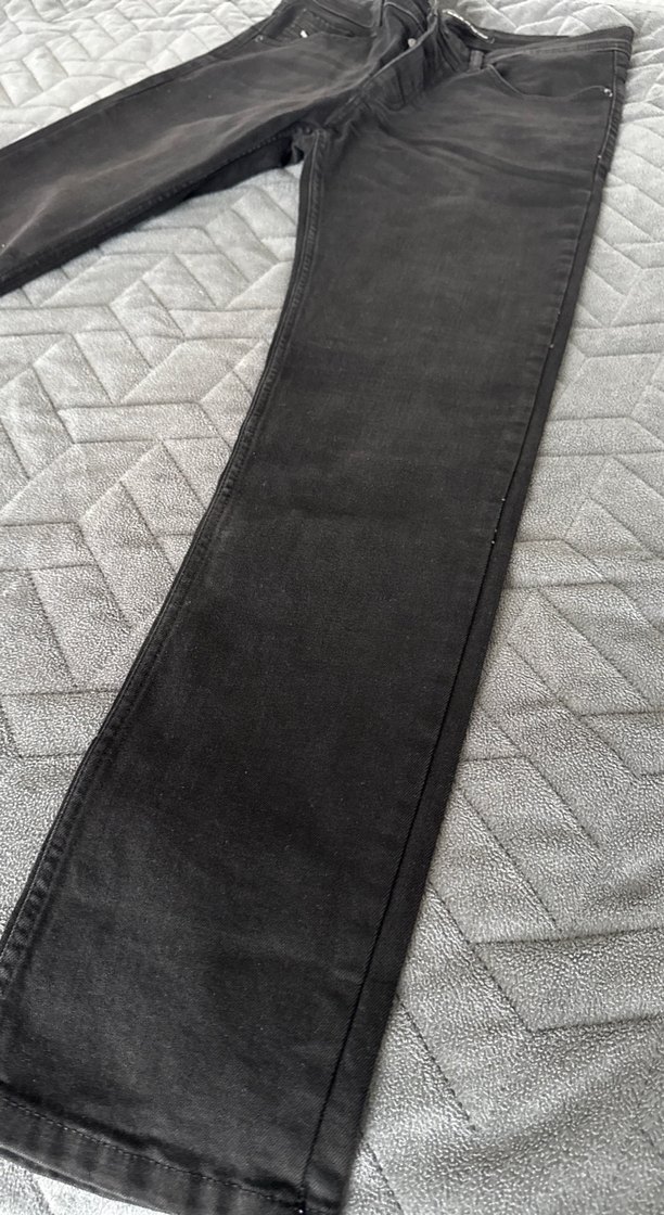 Diesel DNA Gri Regular Fit Denim Erkek Siyah Kot Pantolon - Görsel 4