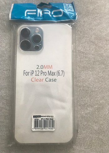 Gri Fermuarlı iPhone 12 Pro Max Kılıfı