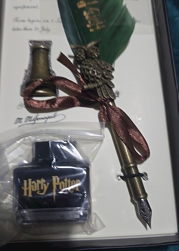 Harry Potter Altın Rozet yazi seti - Görsel 5