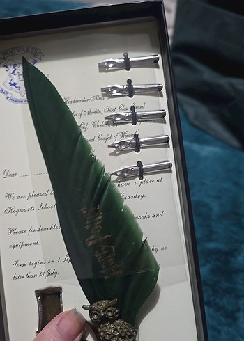 Harry Potter Altın Rozet yazi seti - Görsel 7