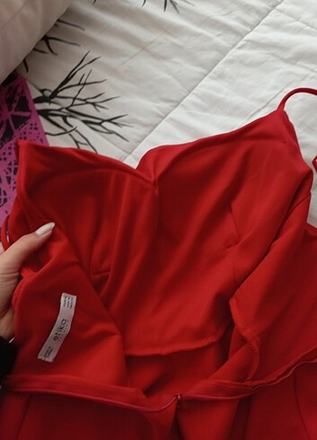 s Beden kırmızı Renk Kirmizi Elbise 