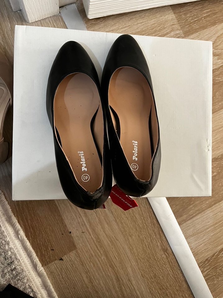 Klasik Siyah Topuklu Kadın Stiletto - Görsel 2