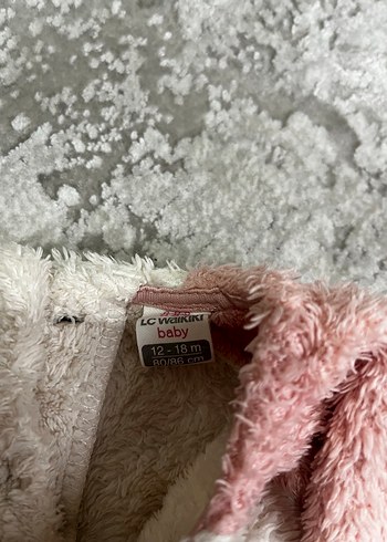 Kız Çocuk Peluş Kapüşonlu Sweatshirt - Görsel 2