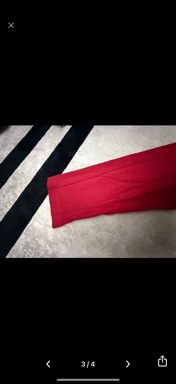 Kırmızı Uzun Kollu 42/XL - Görsel 3