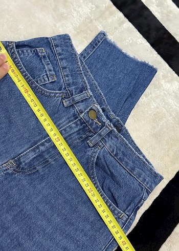 Kadın Mavi Midi Boy Denim Jean