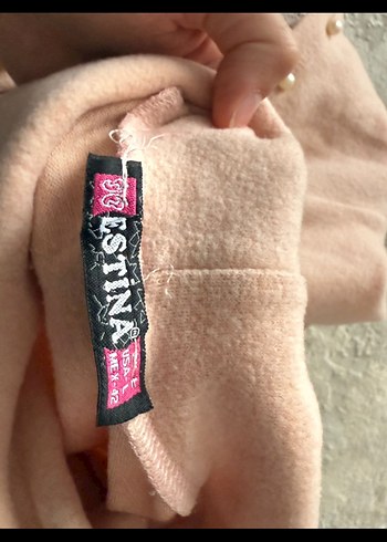 Dantel Detaylı Pembe Kız Eldiveni - Görsel 6