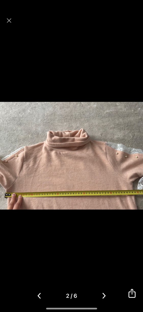 Dantel Detaylı Pembe Kız Eldiveni - Görsel 2