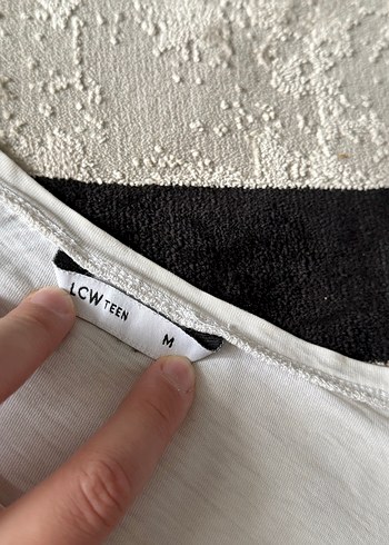 LCW Beyaz Kısa Kollu T-shirt - Görsel 3