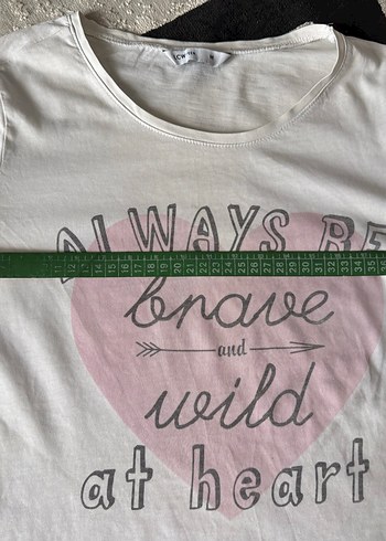 LCW Beyaz Kısa Kollu T-shirt - Görsel 4