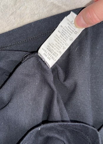 MUDO Gotik Desenli Siyah T-shirt - Görsel 5