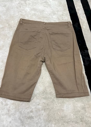 LC WAIKIKI Bej Kadın Bermuda Şort Pamuk - Görsel 2