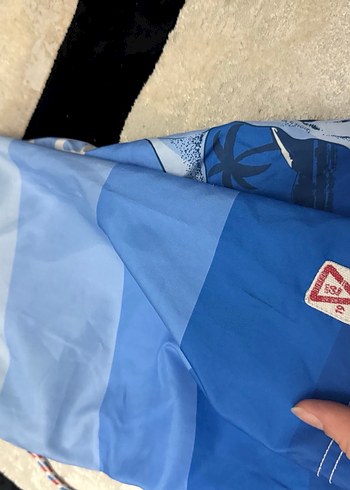 LCW Dinozor Baskılı Mavi  Şort - Görsel 4