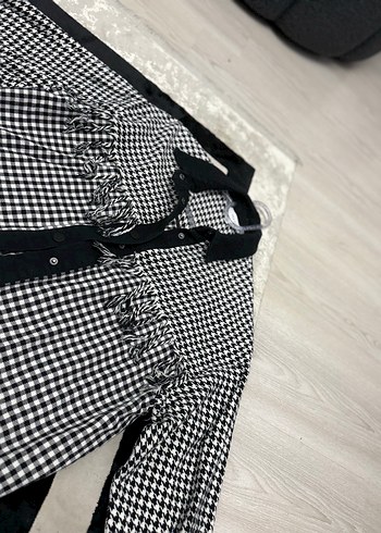 İpekyol  Siyah Beyaz Kareli Kadın Gömlek - Görsel 2