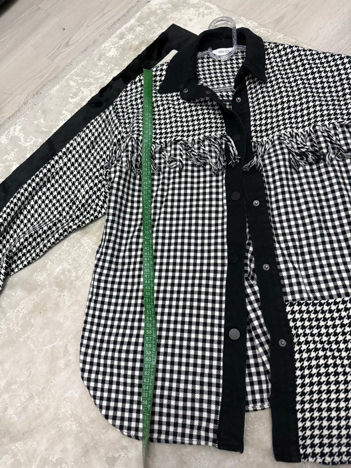 İpekyol  Siyah Beyaz Kareli Kadın Gömlek - Görsel 3