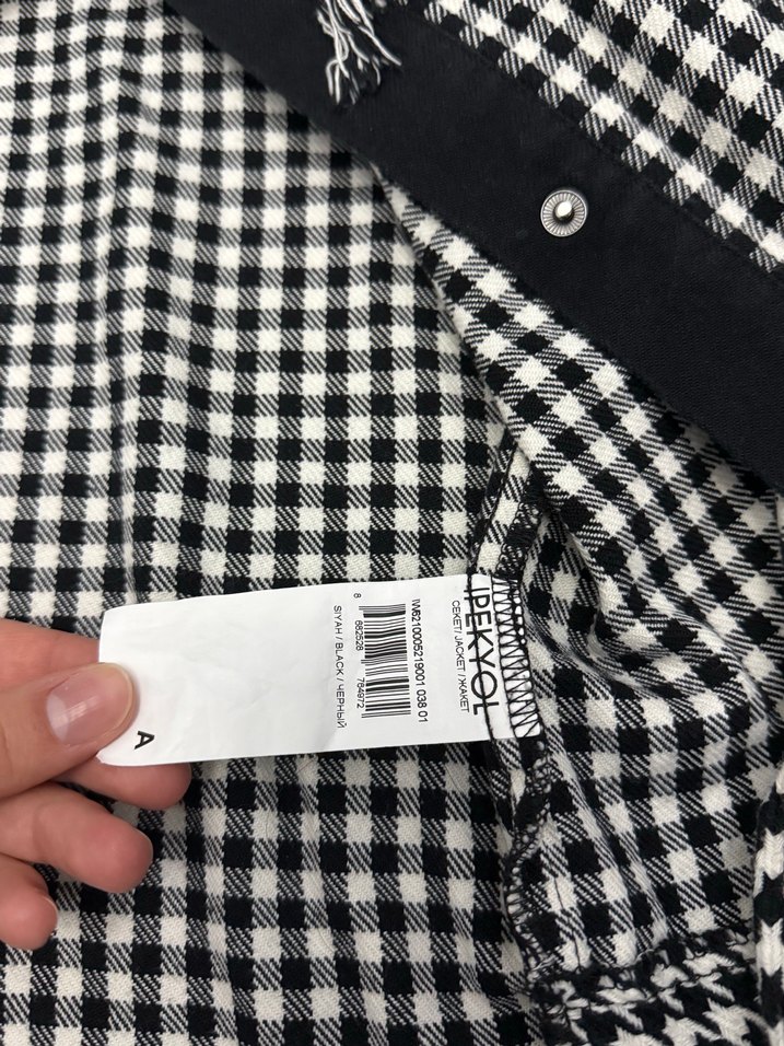 İpekyol  Siyah Beyaz Kareli Kadın Gömlek - Görsel 5