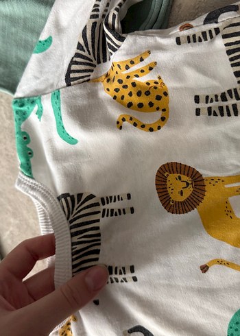 LCW Uzun Kollu Baskılı Gri Bebek Erkek Takımı - Görsel 4