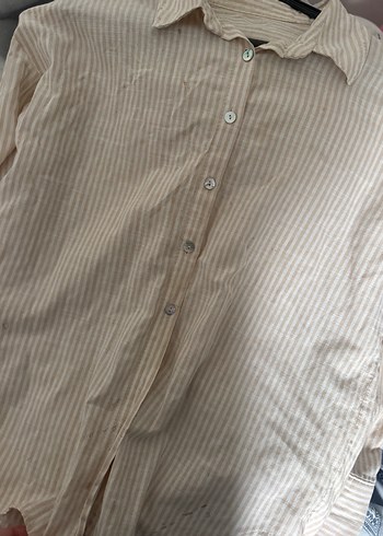 2 Adet Pembe Pamuklu Uzun Kollu Kadın Gömlek - Görsel 6