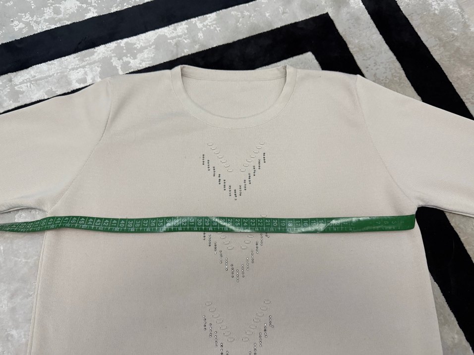 Kadın Beyaz Nakışlı Uzun Kollu Pamuklu Tişört - Görsel 3