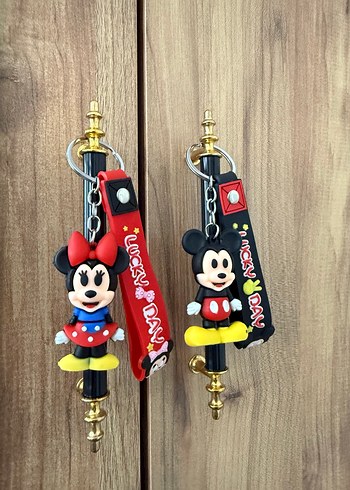 Elastik Renkli Rock Punk Anahtarlık - Görsel 2